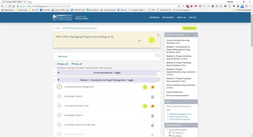 Managing Projects Video Course
