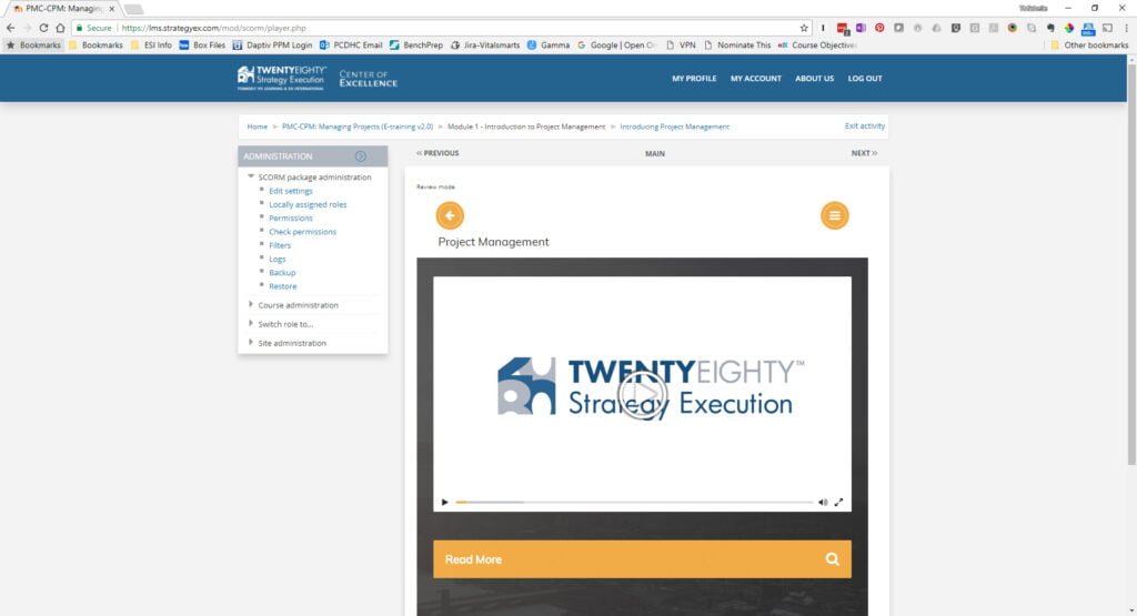 Managing Projects Video Course