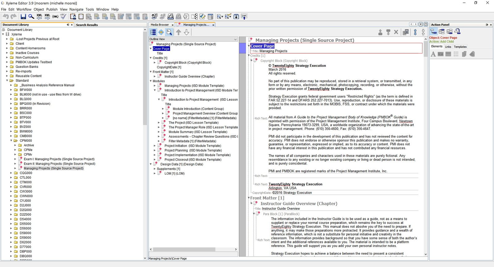 Xyleme Learning Content Management System Project